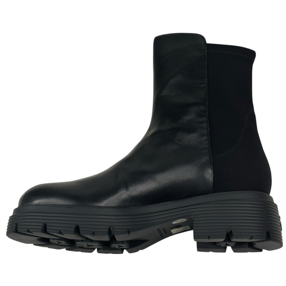 Stuart Weitzman 5050 Hudson Lite Bootie Black Leather Womens Size 7.5B New $595 - Picture 6 of 12
